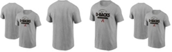 Nike Men's Heathered Gray Arizona Diamondbacks Primetime Property Of Practice T-shirt